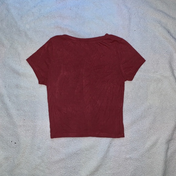 Red Crop Top - Picture 2 of 2